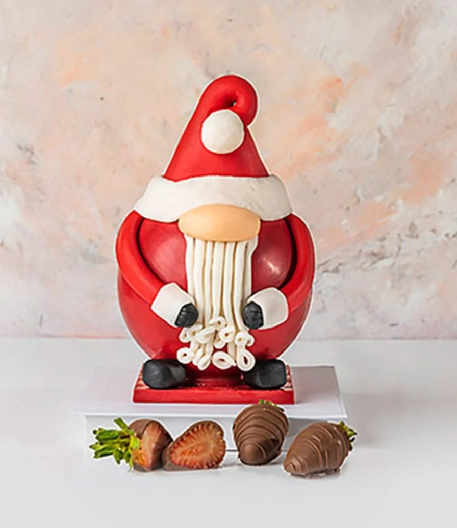 شوكولاتة سانتا ذو اللحية الطويلة ثلاثية الأبعاد من أن جيه دي 