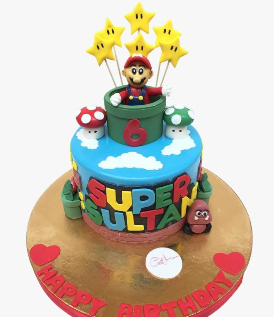 3D Super Mario Cake