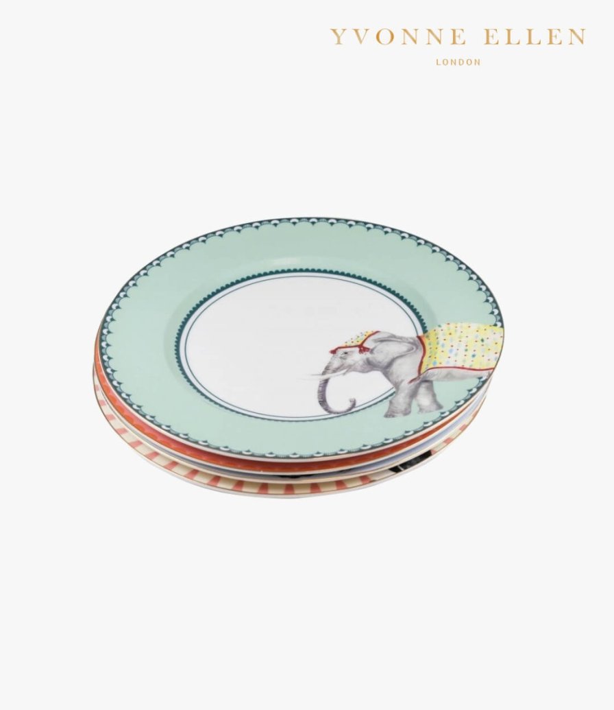 4 Animal Cake Plates by Yvonne Ellen