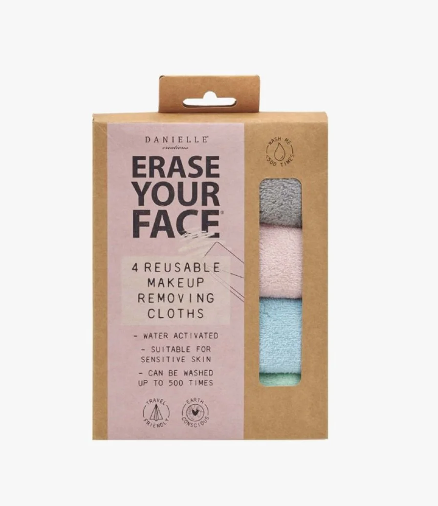 4 Pack Pastel Colours in recycable card box By Erase Your Face