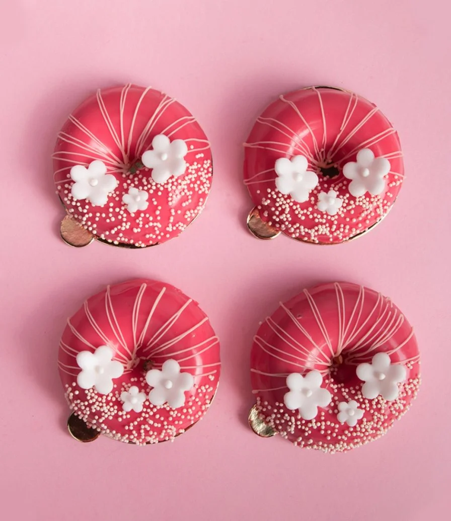4 Spring Cake Doughnuts by Sugarmoo