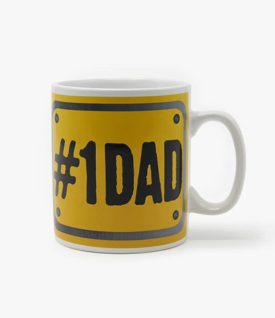 No. 1 Dad Yellow Mug