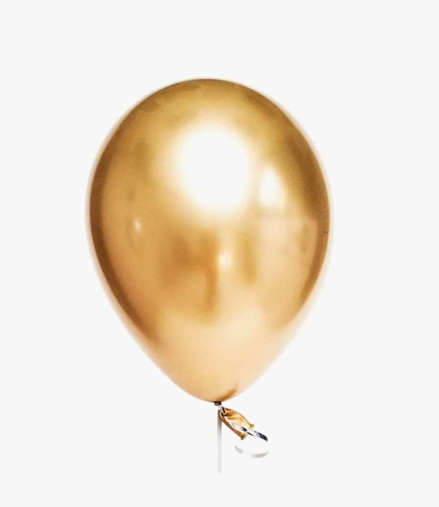 Gold Chrome Latex Balloons