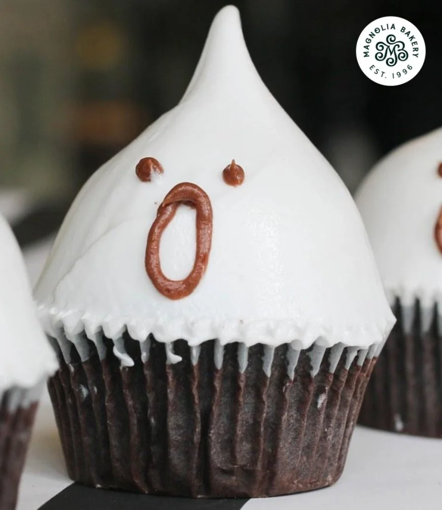 6 Ghost Cupcakes by Magnolia Bakery