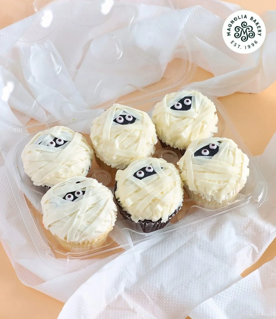 Box of 6 Mummy Cupcakes By Magnolia Bakery