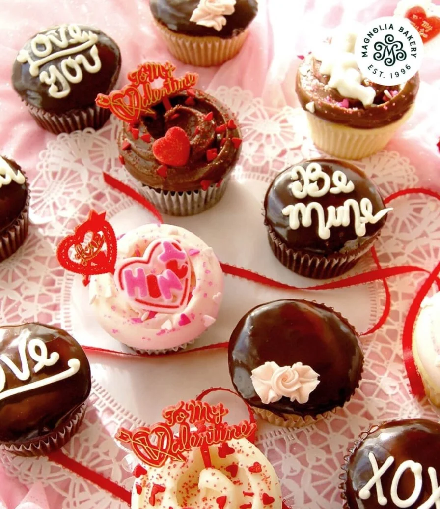 6 Valentine’s Day Cupcakes by Magnolia Bakery 