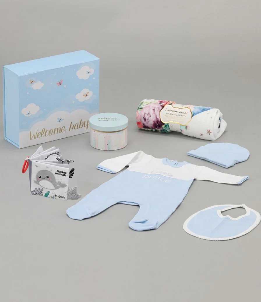 "Bundle of Joy" Baby Boy Gift Box