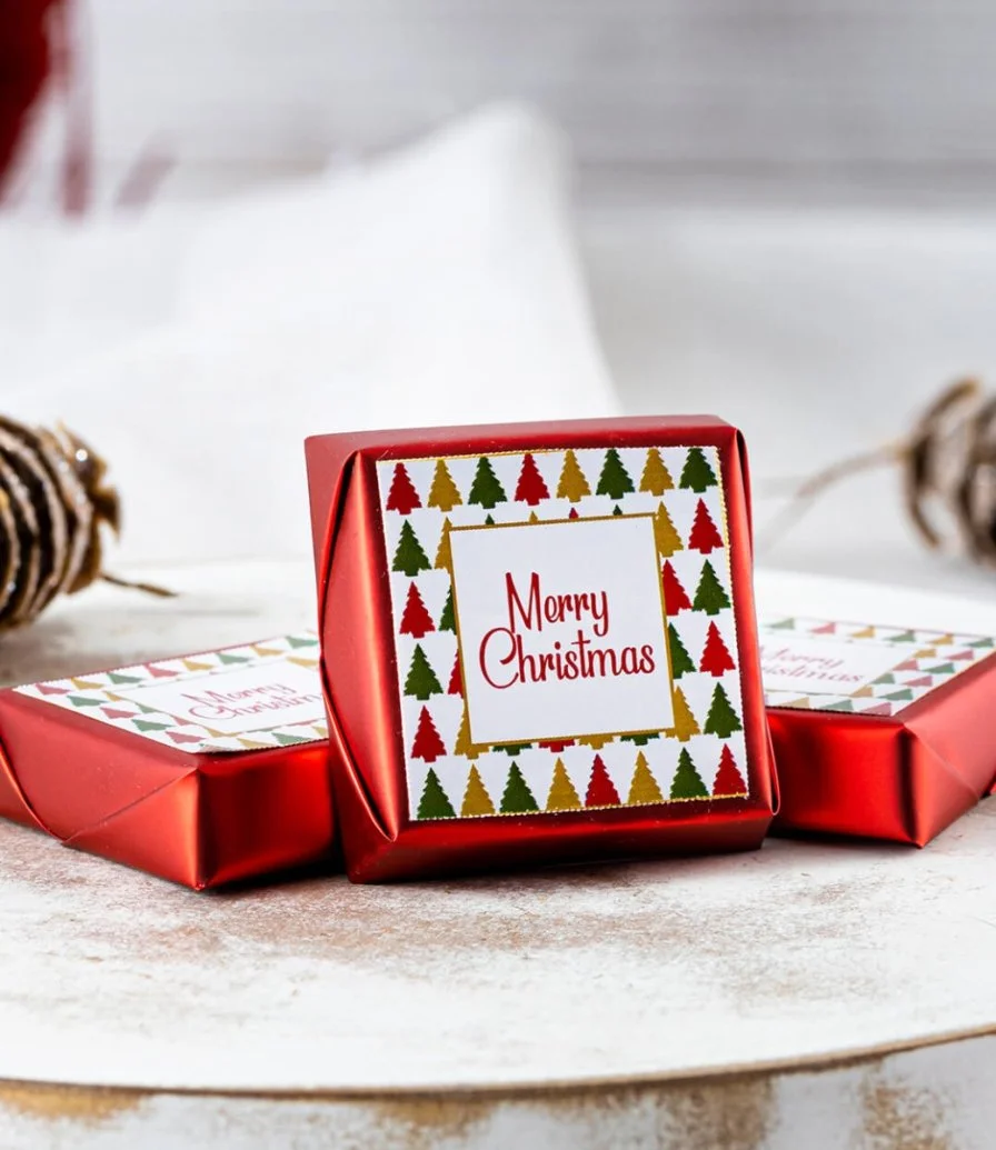Christmas Collection Wrapped Chocolate - Red Theme 