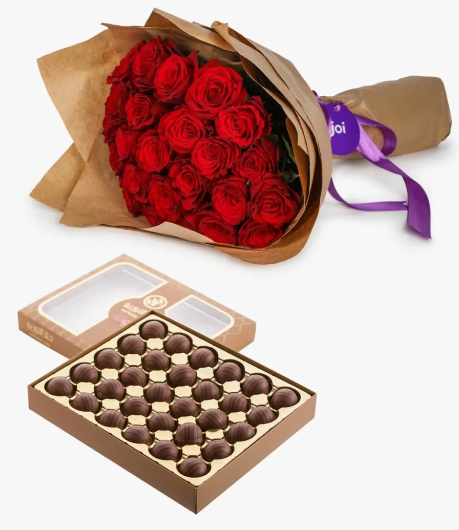 Chocolate & Roses Gift Bundle