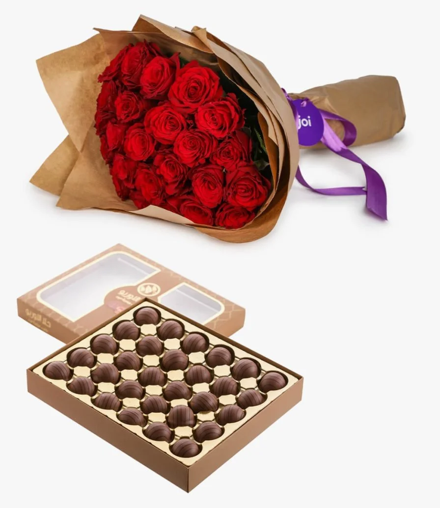 Chocolate & Roses Gift Bundle
