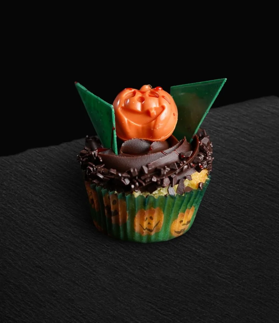 Pumpkin Face Cupcake By Bloomsbury's