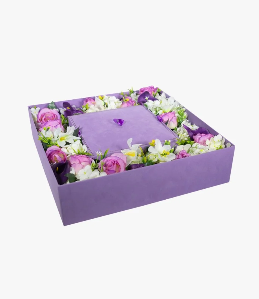  Purple Flower Chocolate Box by Senses
