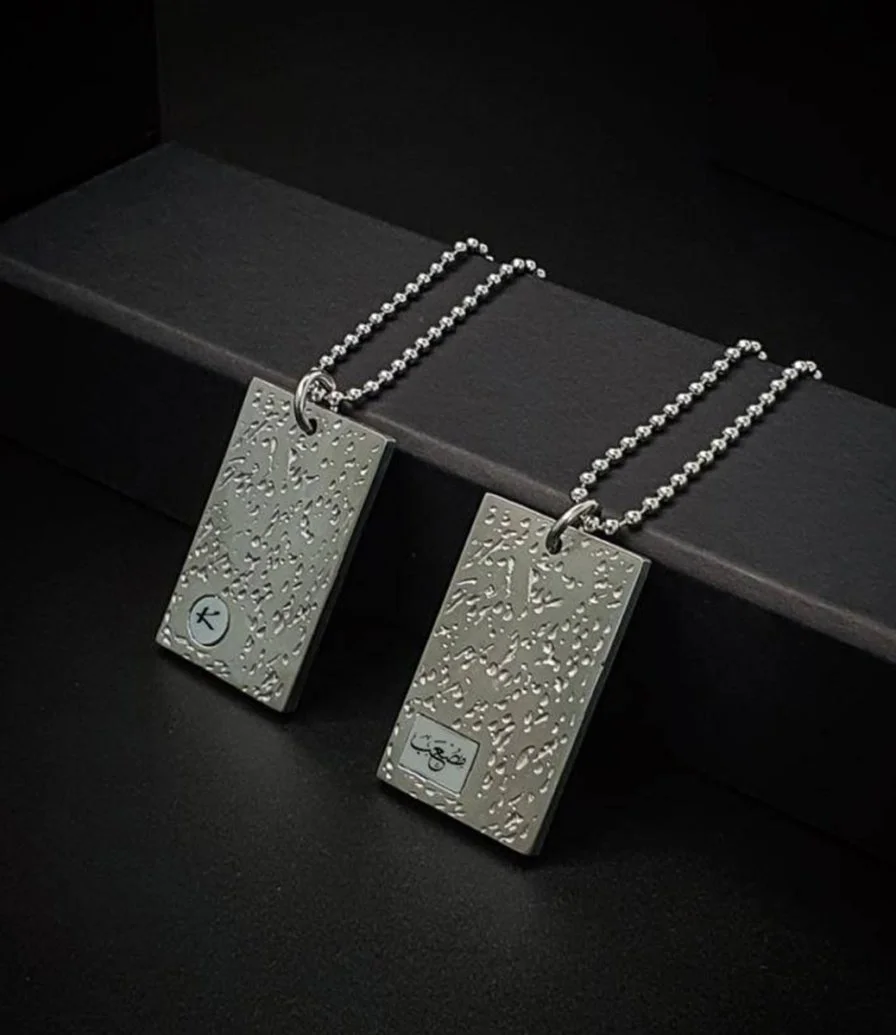 Rectangle Army Necklace 2