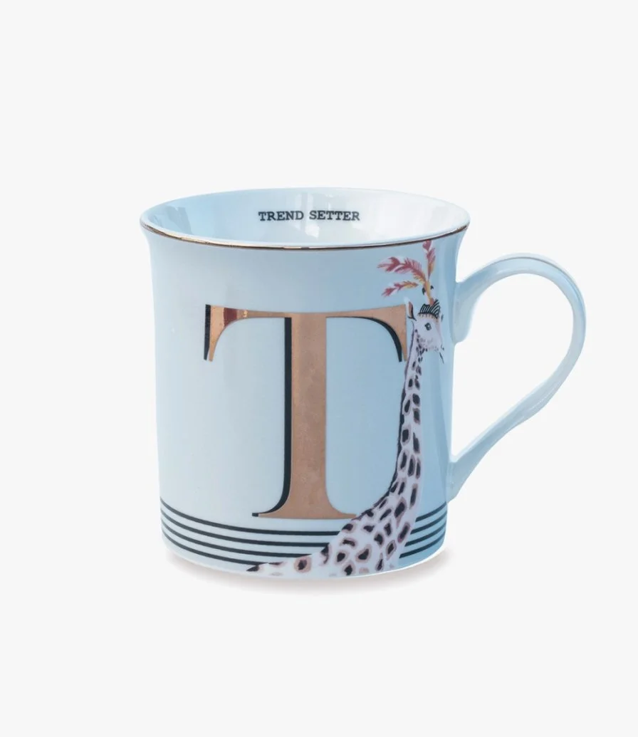 T For Trendsetter Mug by Yvonne Ellen