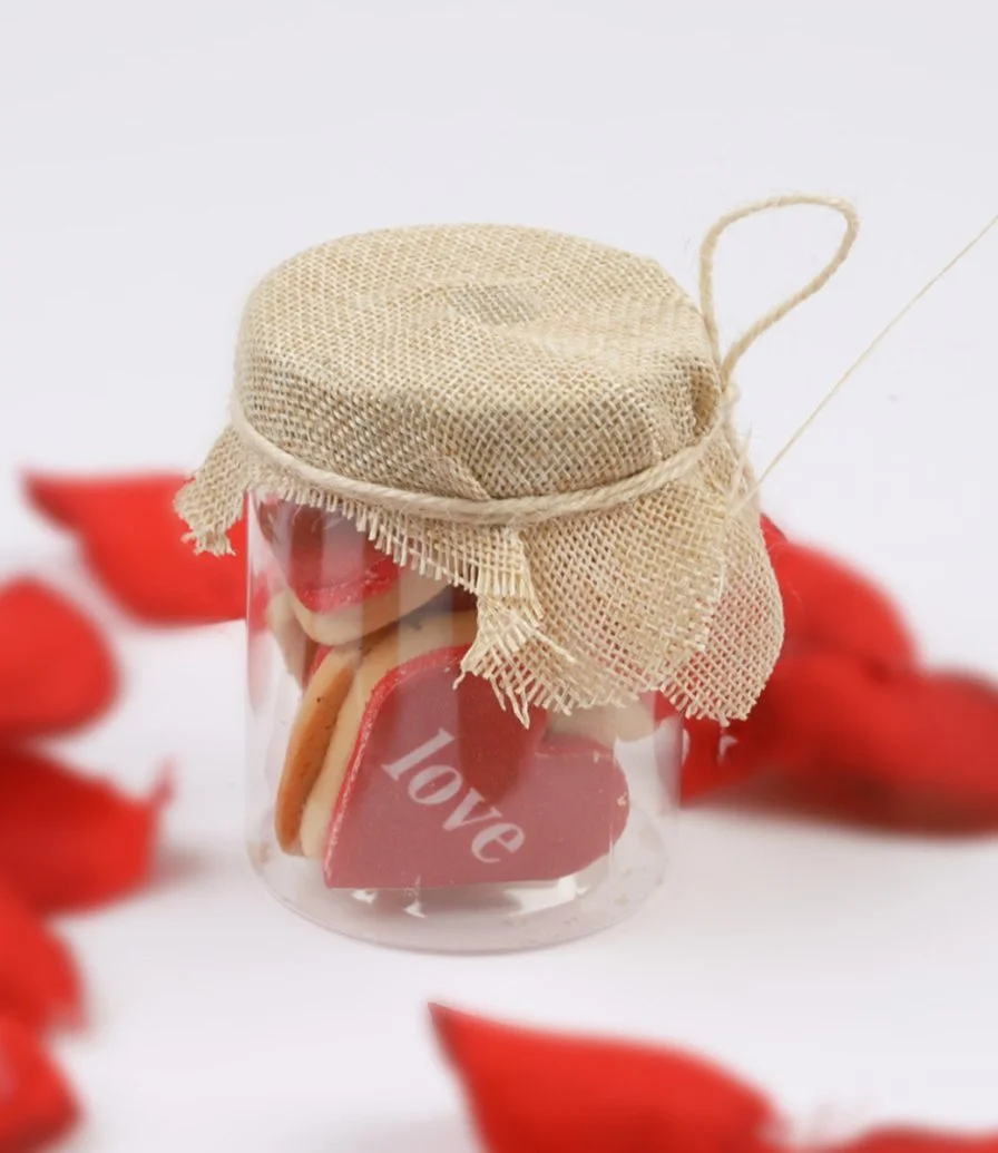 Valentine Biscuits Jar by Dara Sweet