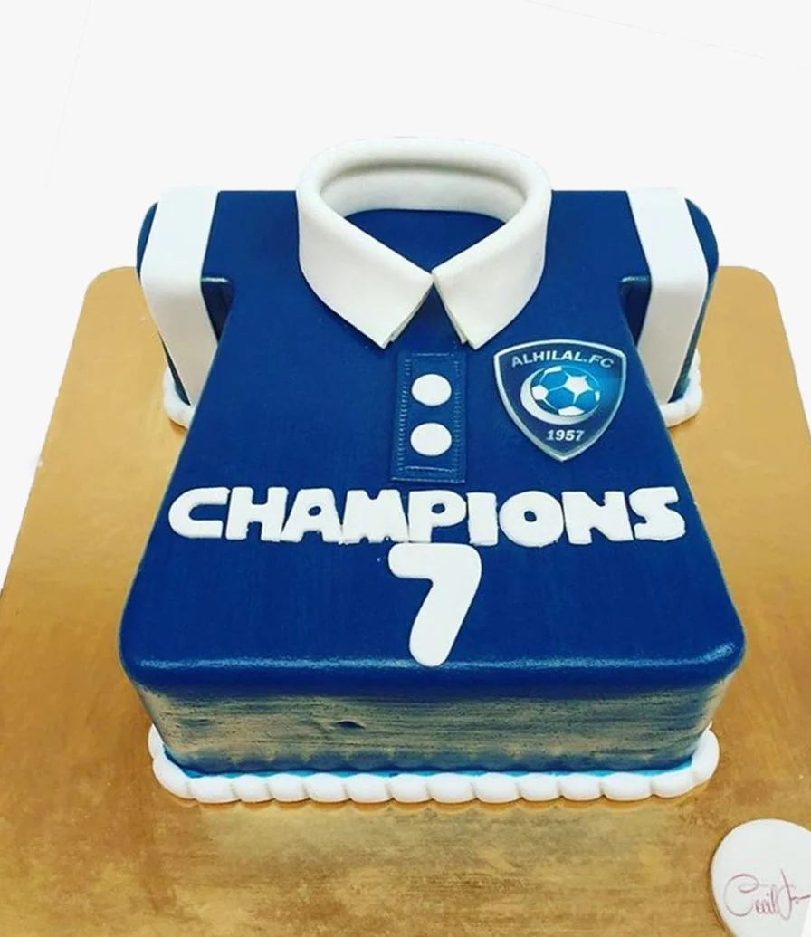 Al Hilal Soccer Team Cake
