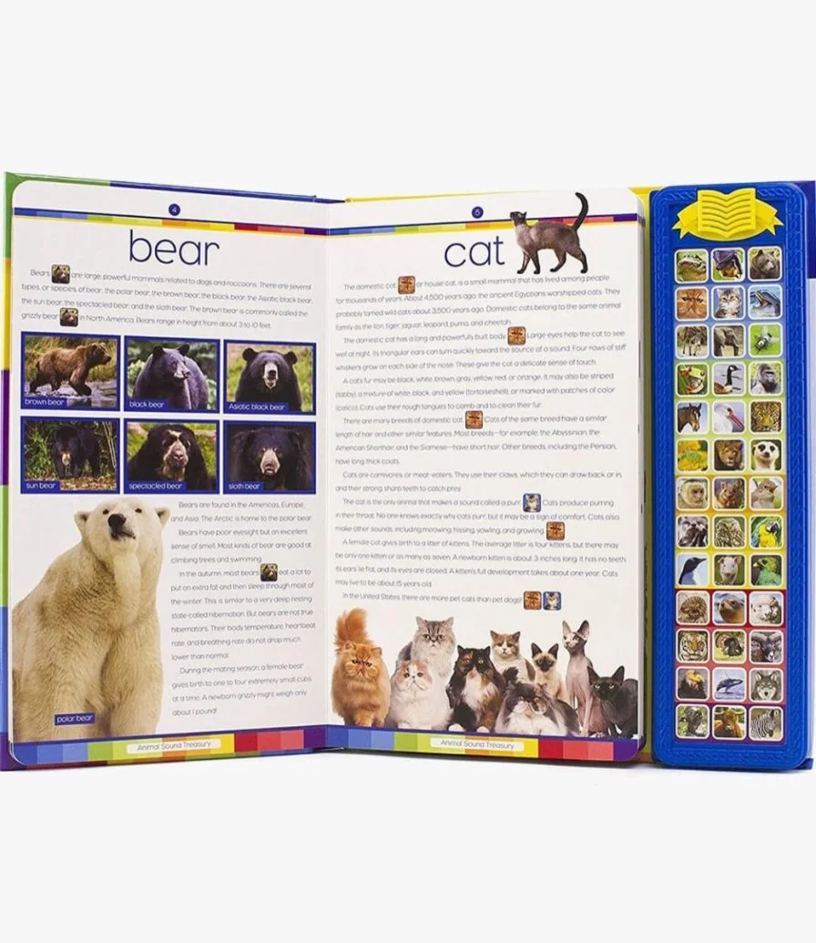 كتاب أطفال ناطق عن الحيوانات