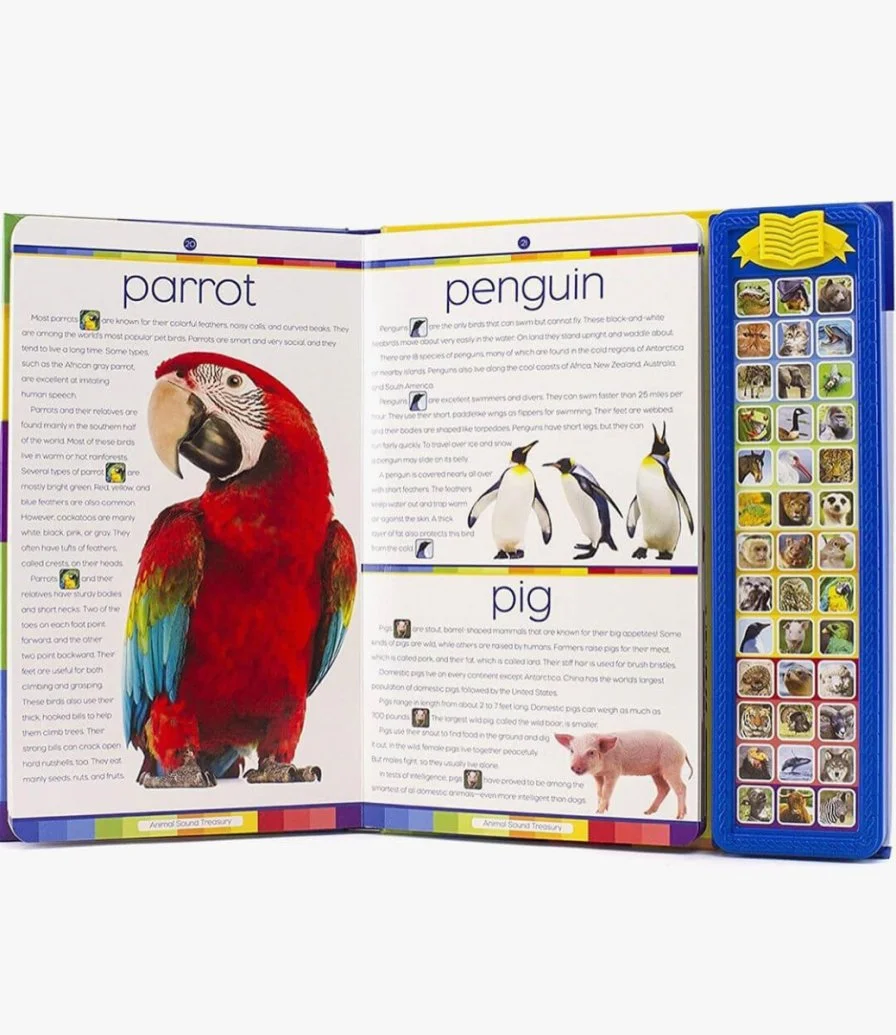 كتاب أطفال ناطق عن الحيوانات