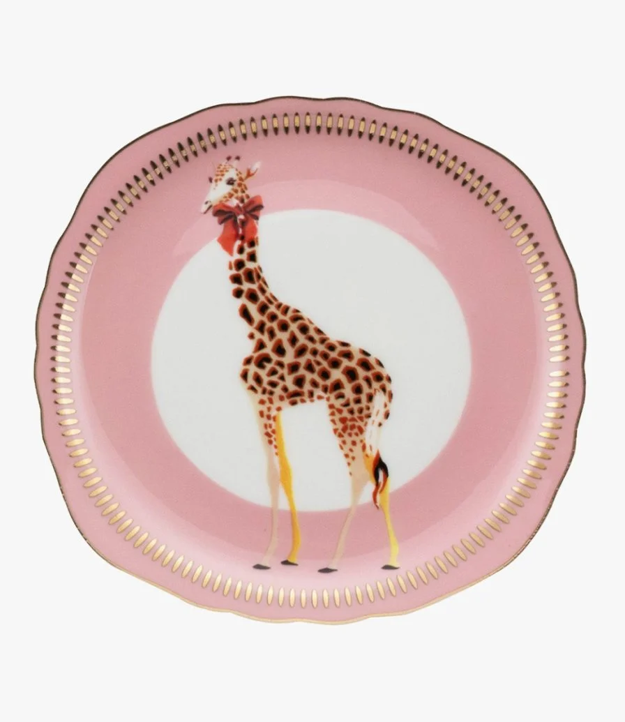 Animal Tea Plates Set of 4 by Yvonne Ellen