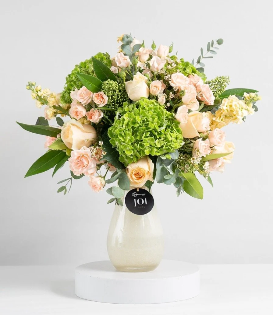 Apricot Blossom Flower Arrangement