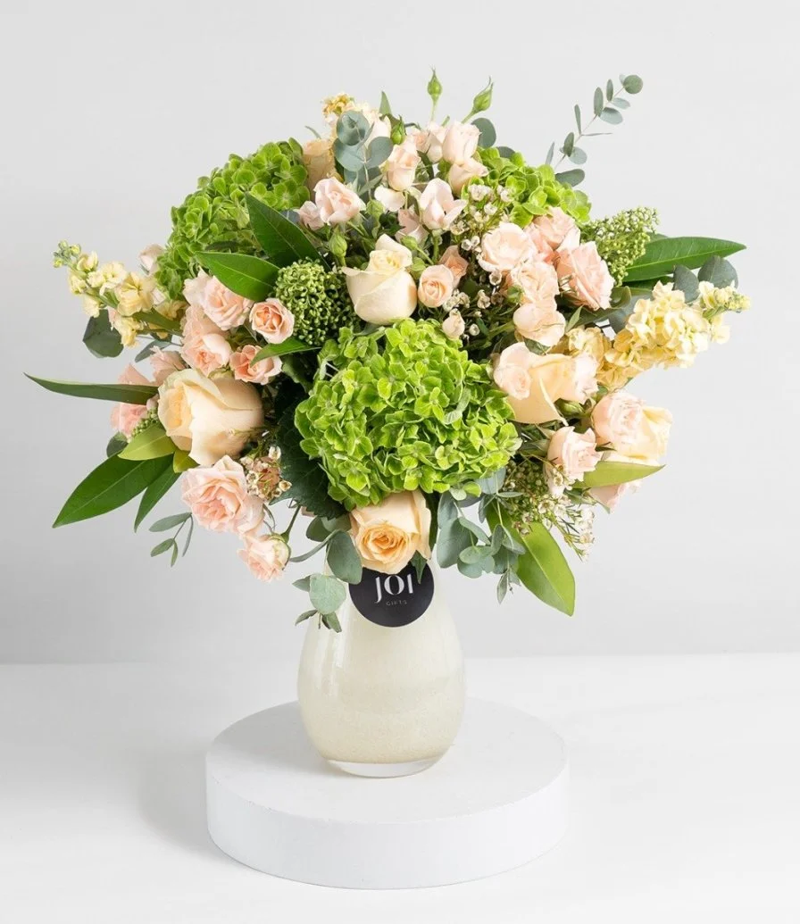 Apricot Blossom Flower Arrangement