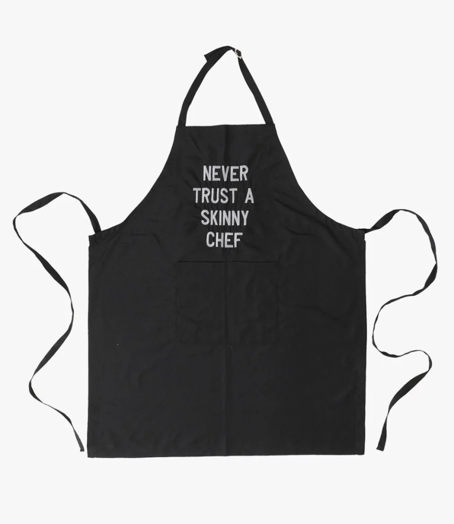 Never Trust a Skinny Chef Apron