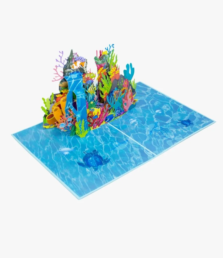 حوض السمك / تحت البحر - بطاقة ثلاثية الأبعاد من أبرا كاردس