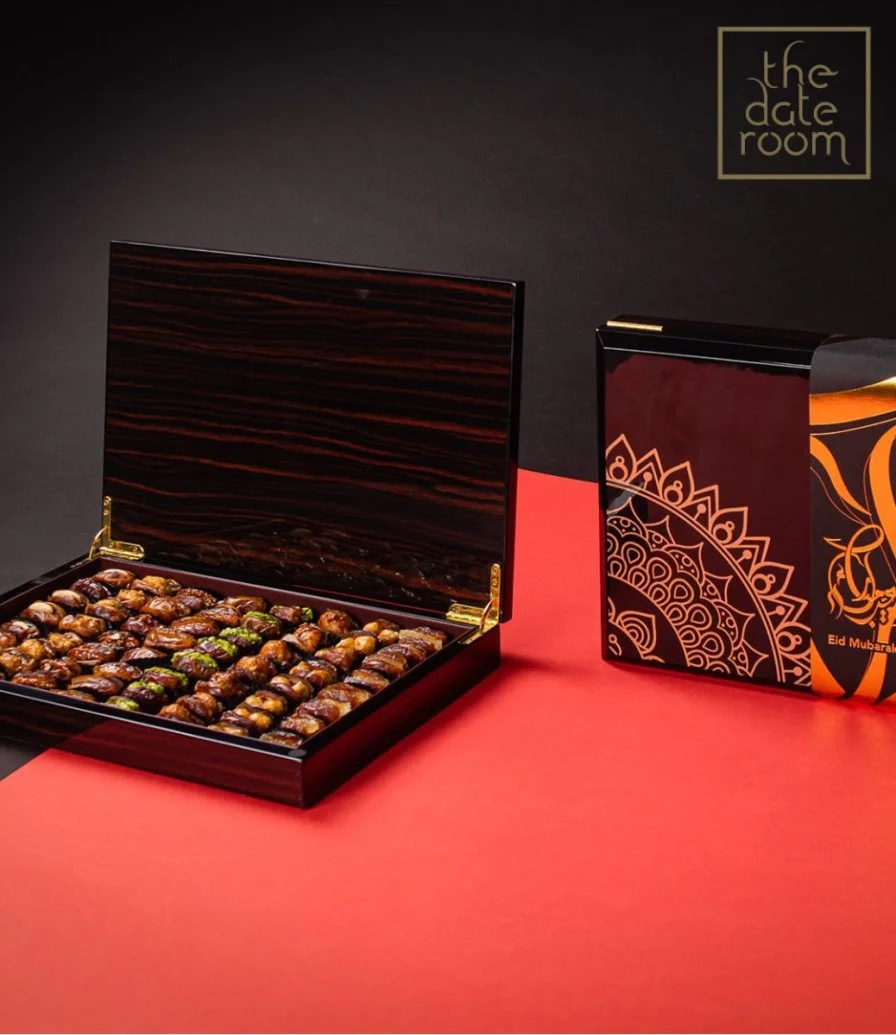 Arabian Wooden Eid Box with stuffed Dates By The Date Room