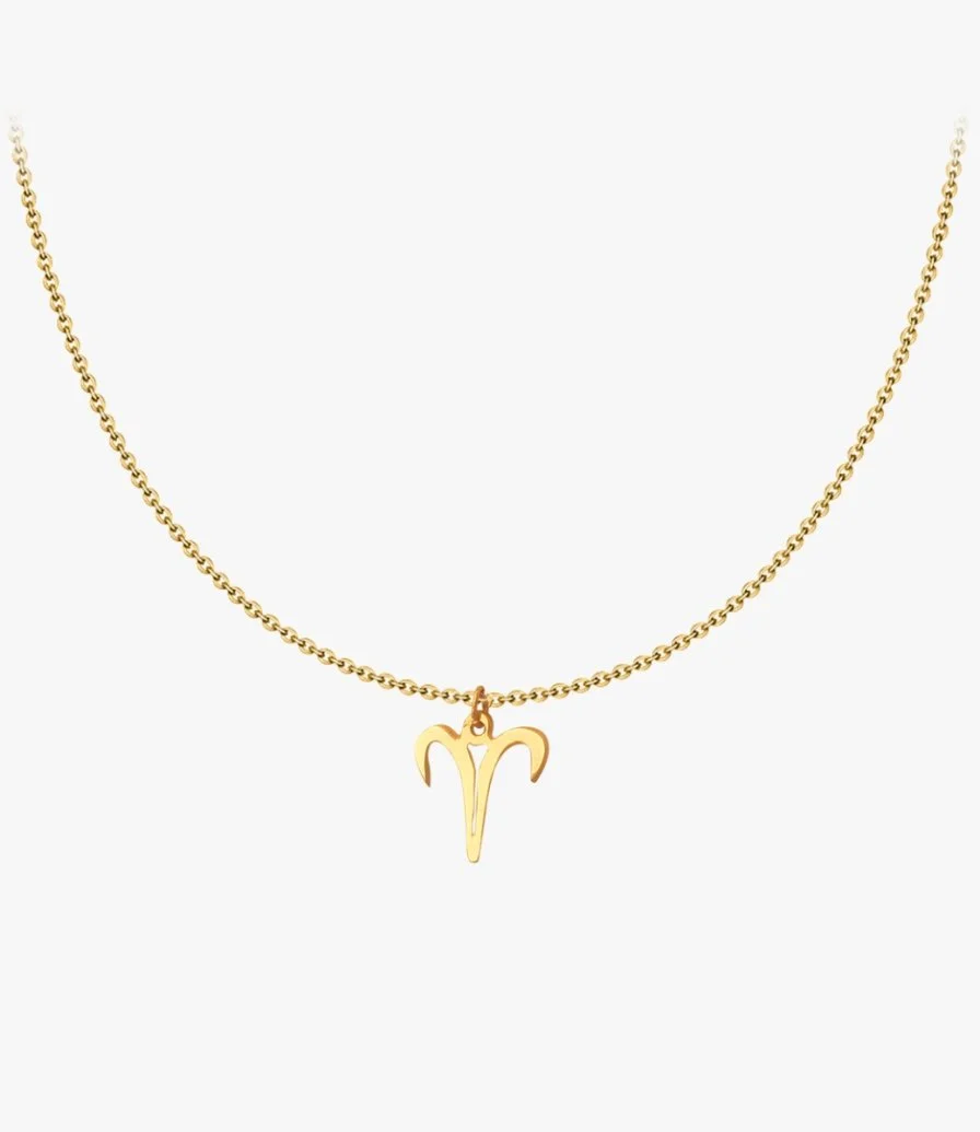 Aries Symbol Necklace 