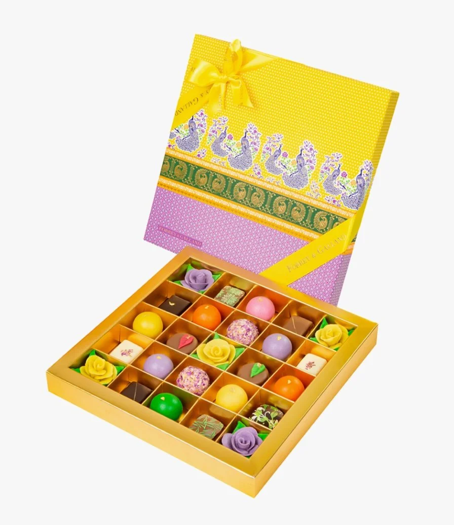 صندوق شوكولاتة ديوالي متنوع - 25 قطعة من فوري اند جالاند