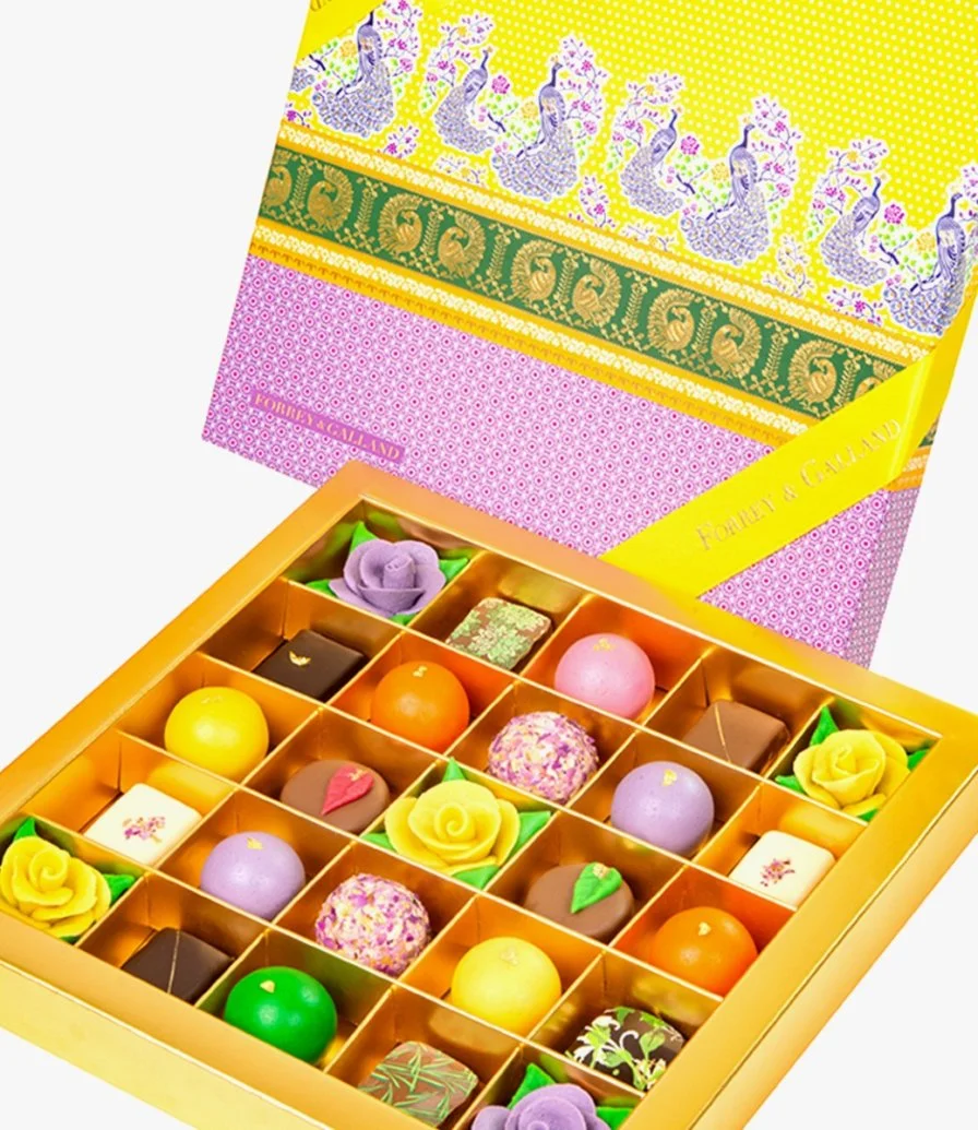 Assorted Diwali Chocolates Box - 25 pcs by Forrey & Galland