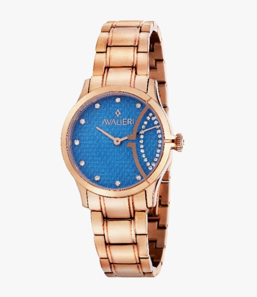 Avalieri Giulia Women's Blue Dial Quartz Watch