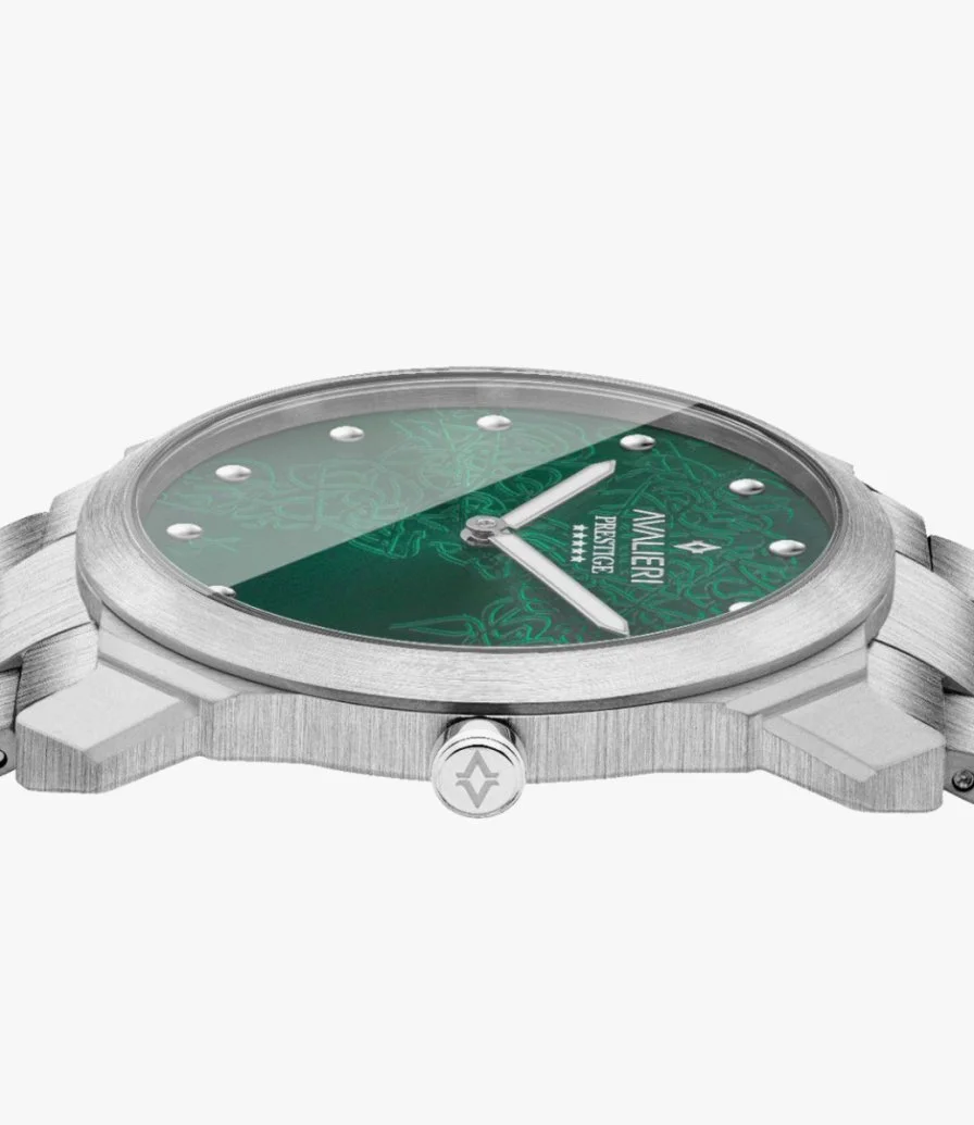 Avalieri Prestige Men's All Green Quartz Watch