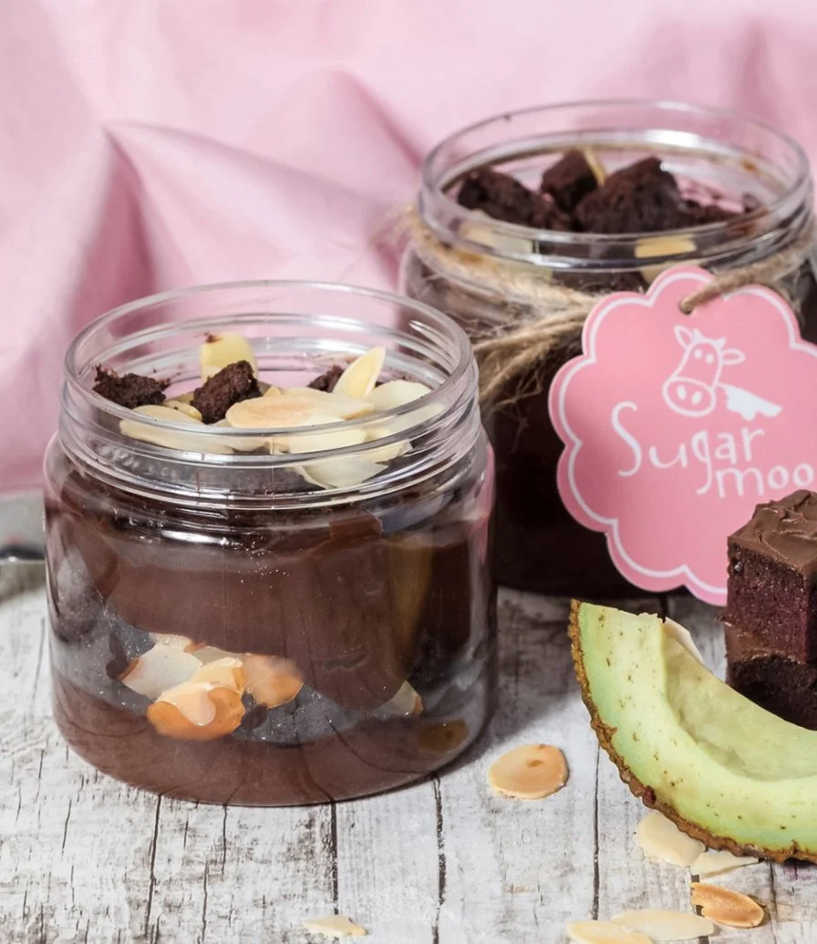Avocado Choco Mud Jar by SugarMoo Desserts 