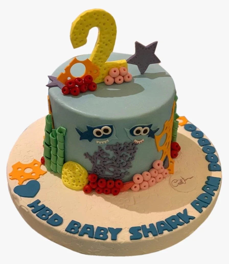Baby shark cake by Cecil