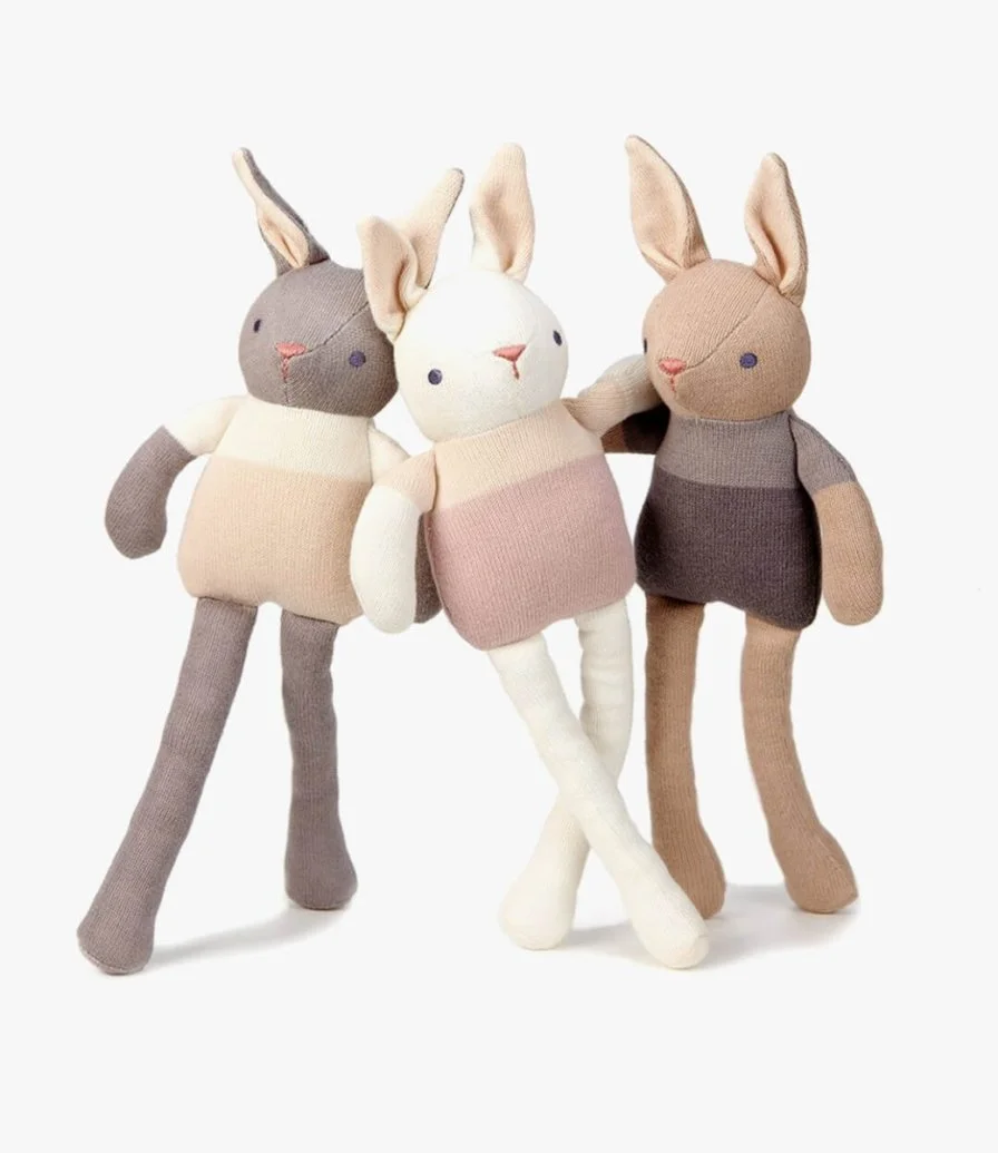Baby Threads Cream Bunny Doll By ThreadBear Design
