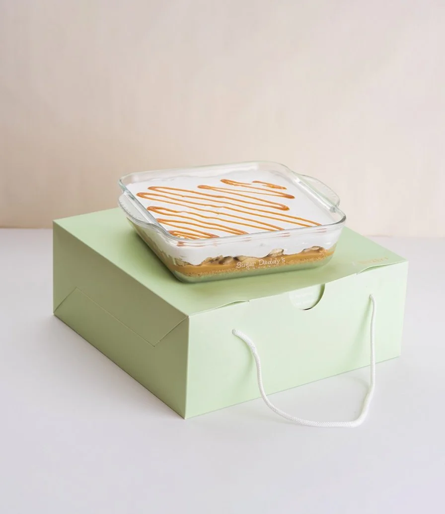 Banoffee Pie Casserole & Pink Roses Bundle by Sugar Daddy's Bakery