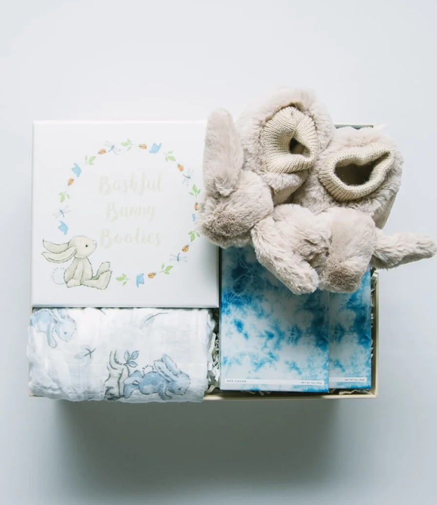 Bashful New Baby  Gift Set by Inna Carton - Boy