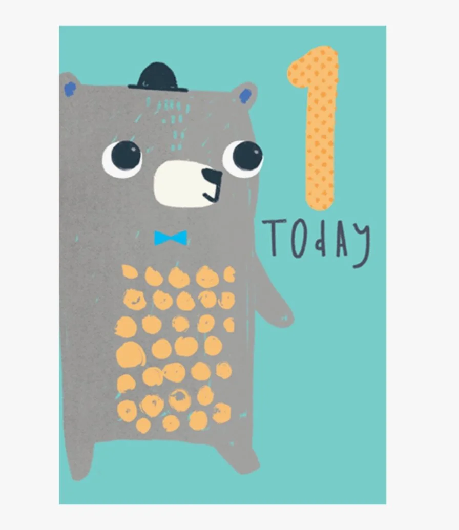 Bear 1 Today Greeting Card by Kooky Sticks