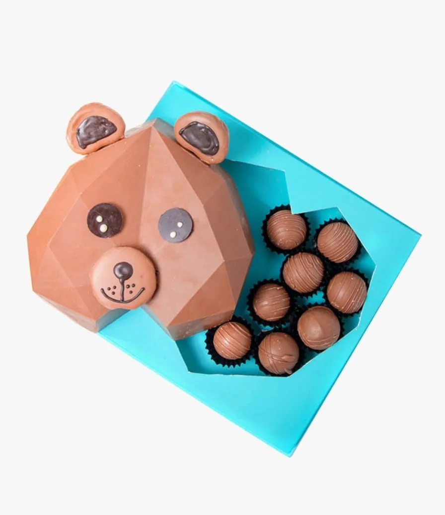 Bear Face Pinata Chocolate by NJD