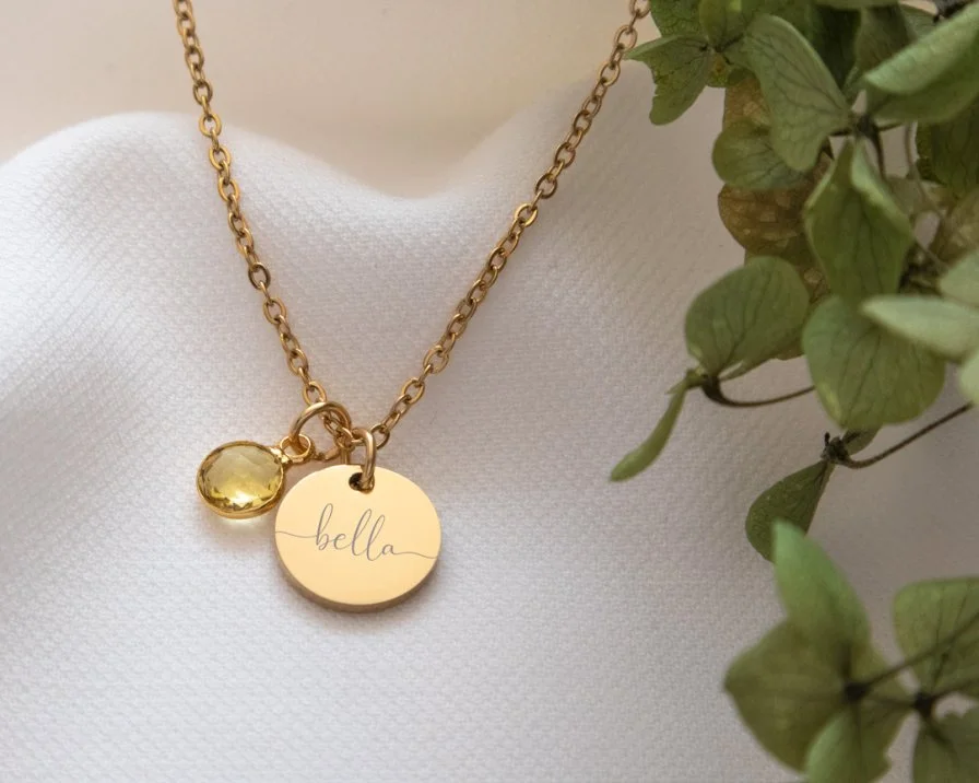 Personalised Name Engraved Necklace