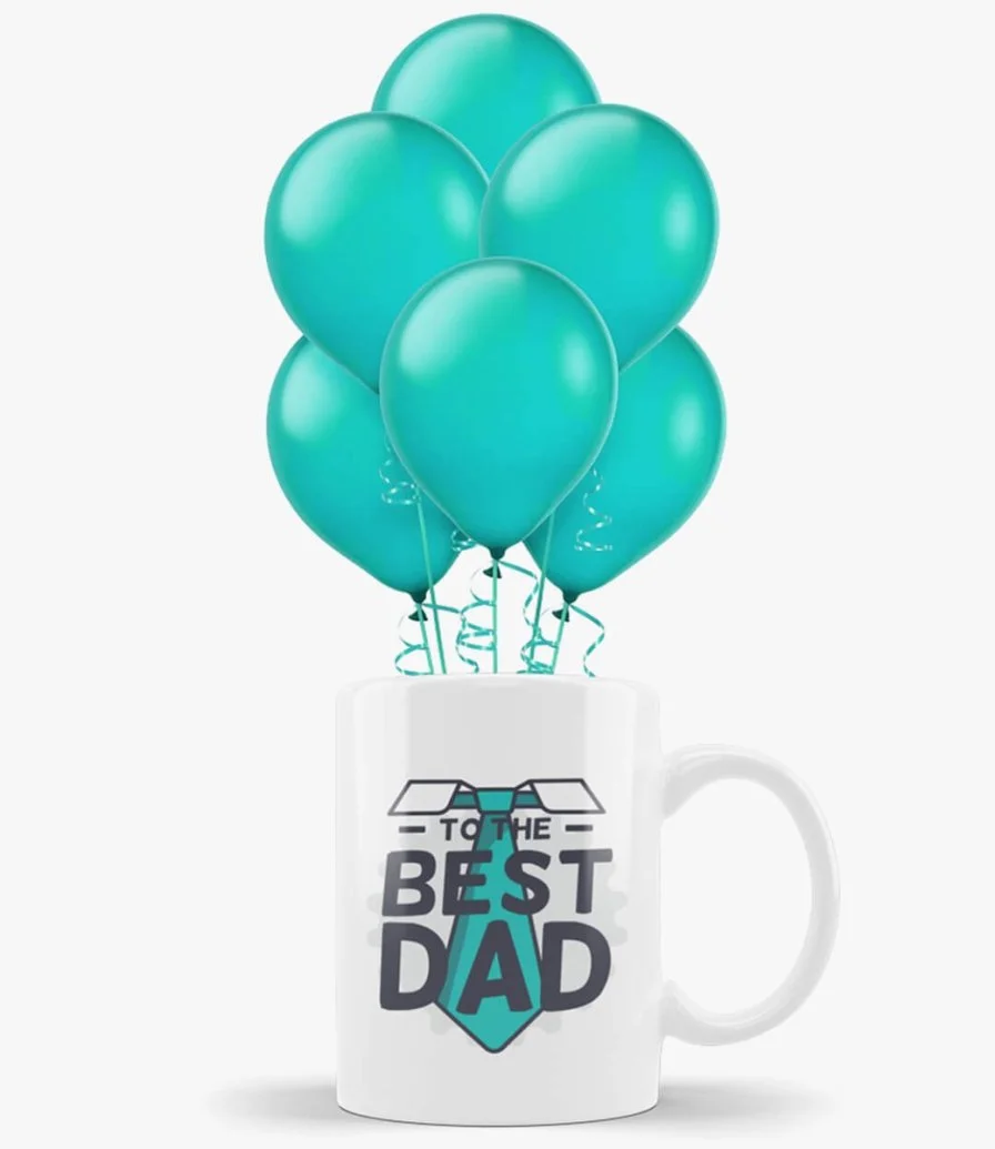 Best Dad Balloon & Mug Bundle
