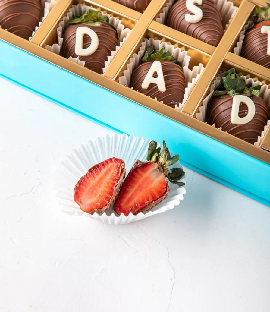 Best Dad Chocolate Strawberries by NJD