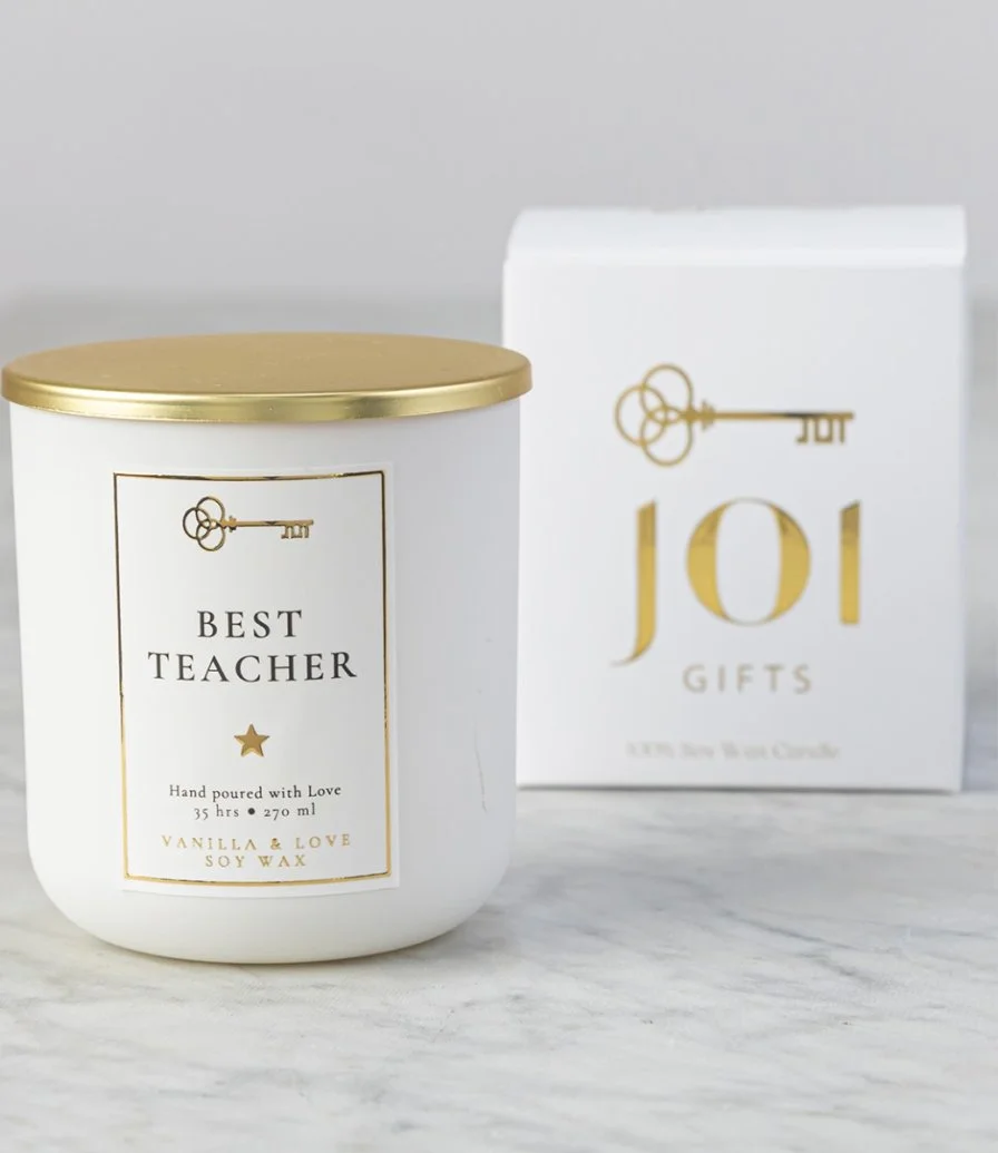 Best Teacher' Gift Candle By Joi Gifts