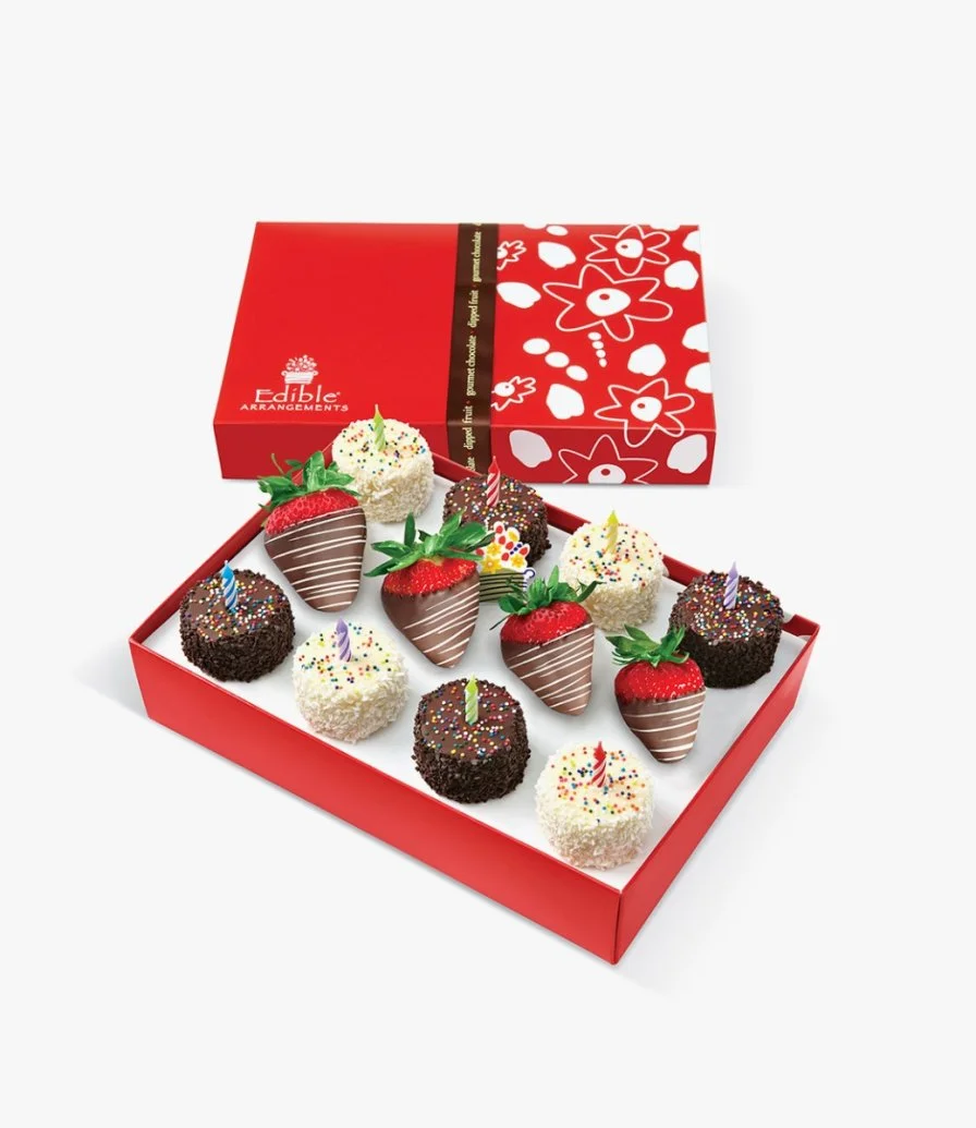 Birthday Wishes Dipped Fruit Box By Edible Arrangements