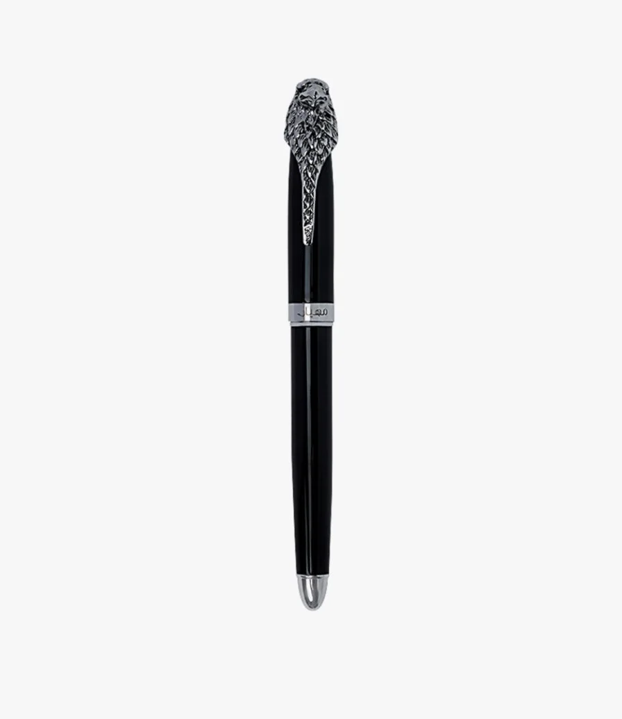 قلم فاخر باللونين الأسود والفضي من ميهيار أرابيا