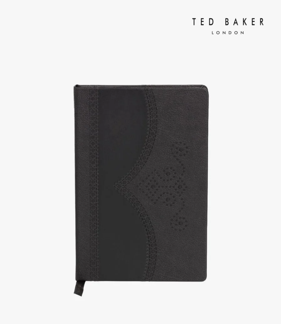 Black Brogue A5 Notebook by Ted Baker