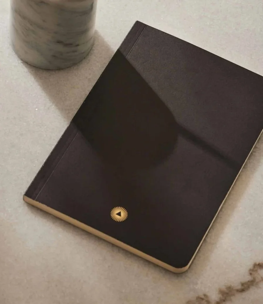 Black Essential Notebook by Intelligent Change