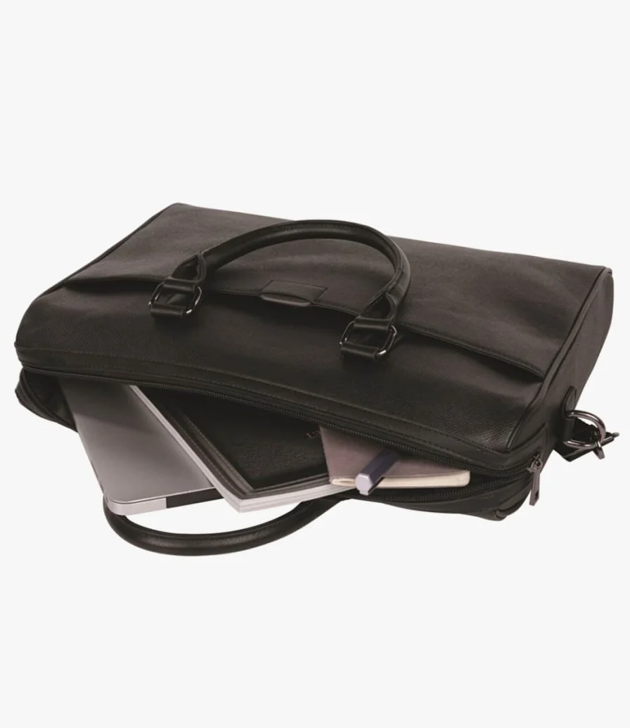Black Laptop Bag by Jasani