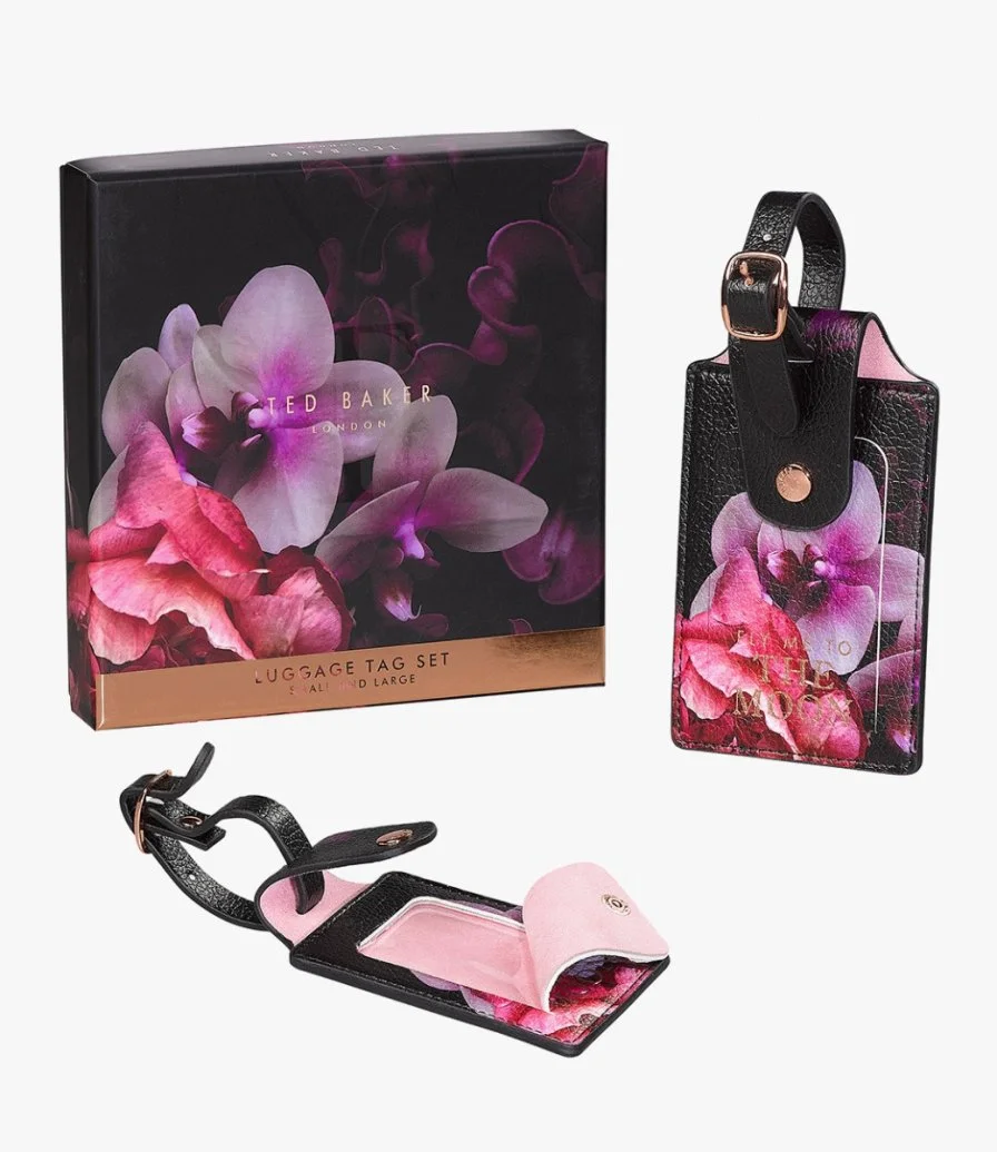 Black Splendour Luggage Tags by Ted Baker
